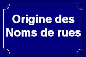 plaque de rue